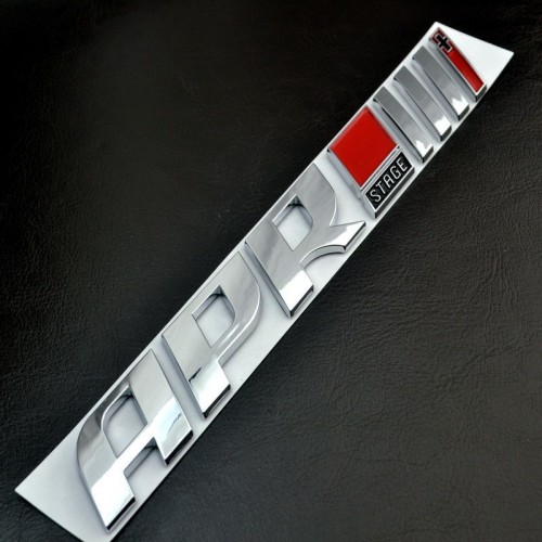 PORSCHE - 3D Auto Car APR Stage III+ Emblem Tail Side Fender Sticker Badge