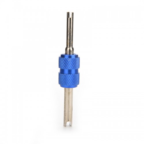 24e - Valve Stem Core Remover Car Truck Tire Repair Install Remove Tool Dual TBMO Blue