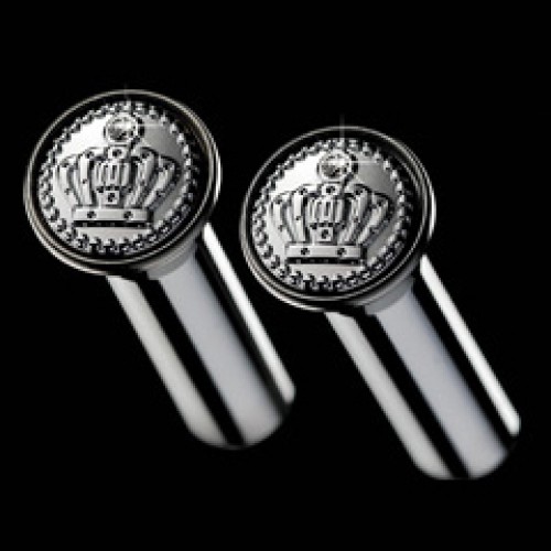 Dad Garson - Door Lock Knob Crown Silver