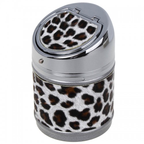 24e - Portable Ashtray Smokeless Camouflage Color Pu Design For Car B