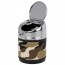 24e - Portable Ashtray Smokeless Camouflage Color Pu Design For Car C
