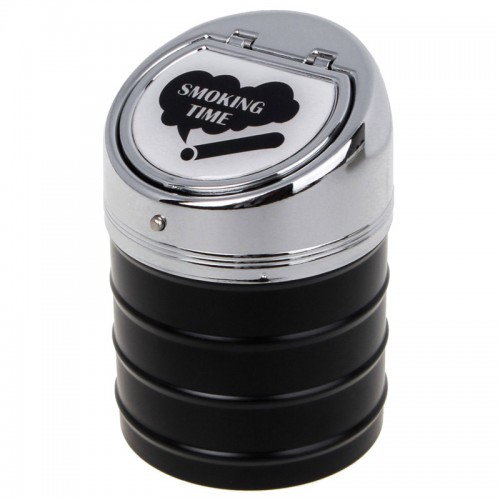 24e - Portable Ashtray Smokeless Camouflage Color Pu Design For Car E