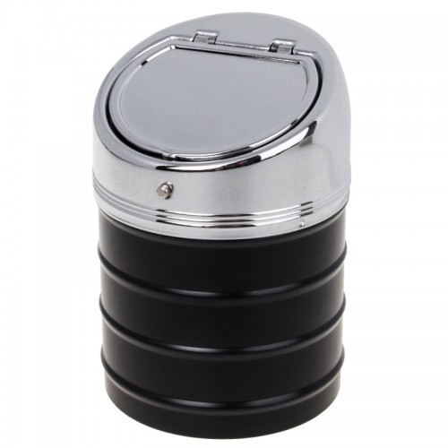 24e - Portable Ashtray Smokeless Camouflage Color Pu Design For Car F
