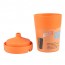 24e - Small Colorful Ashtray Plastic Portable Car Ashtray Orange