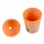 24e - Small Colorful Ashtray Plastic Portable Car Ashtray Orange