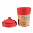 24e - Small Colorful Ashtray Plastic Portable Car Ashtray Red